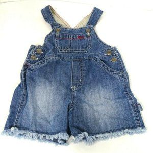 Baby Denim Short Overalls